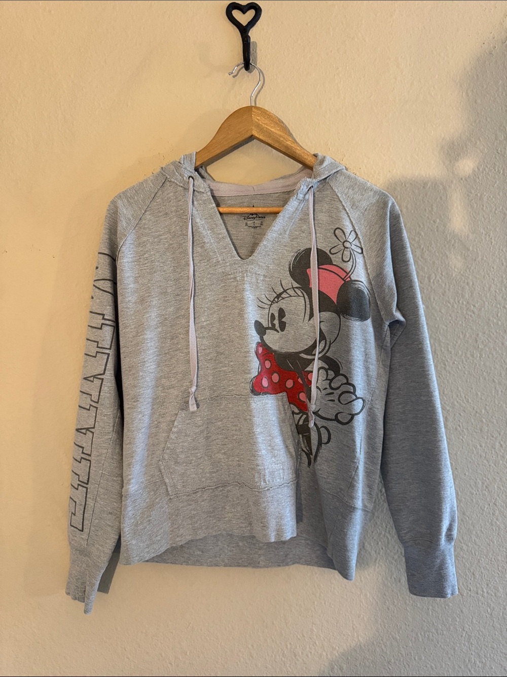 Disney Parks Minnie Mouse Hoodie, Size L